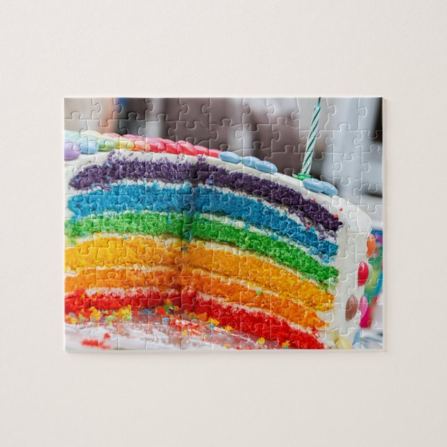 birthday cake jigsaw puzzle (Horizontal)