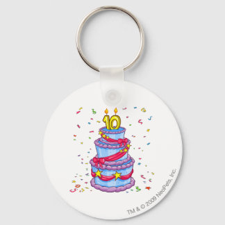 Birthday Cake Key Ring
