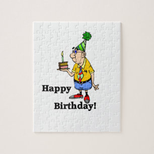 Birthday Cake - Man Jigsaw Puzzle