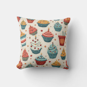 Birthday cake pillow cushion