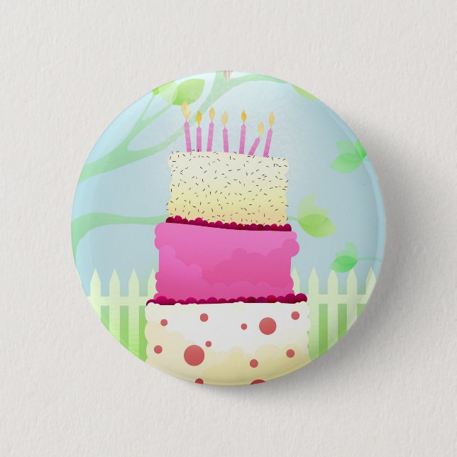 Birthday cake pins (Front)
