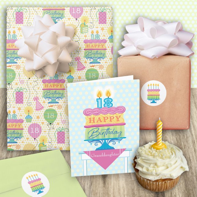 Birthday Cake Round Stickers (Creator Uploaded)