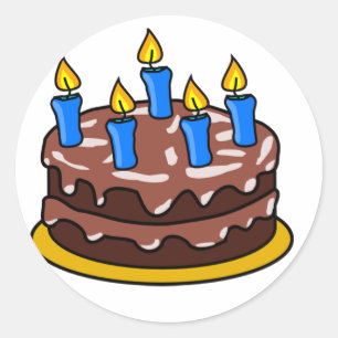 Birthday Cake Stickers