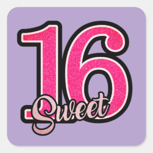 Birthday cake stickers or envelope seals