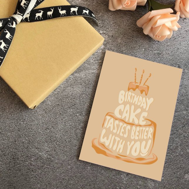 Birthday Cake Tastes Better With You - Funny Invitation (Creator Uploaded)