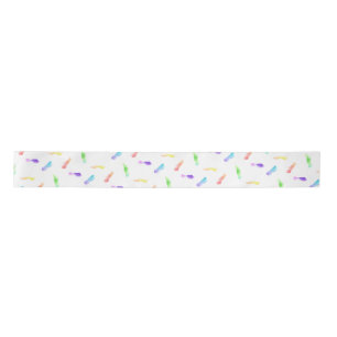 Birthday Cake Wrapping Paper Ribbon Match - HAMbWG Satin Ribbon