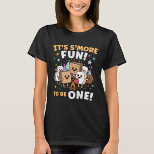 Birthday Campfire Marshmallow It's S'more Fun Bein T-Shirt