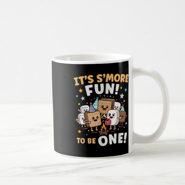 Birthday Campfire Marshmallow Its Smore Fun Being  Coffee Mug (Right)