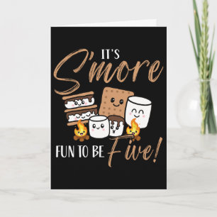 Birthday Campfire Marshmallow It's S'more Fun To B Card