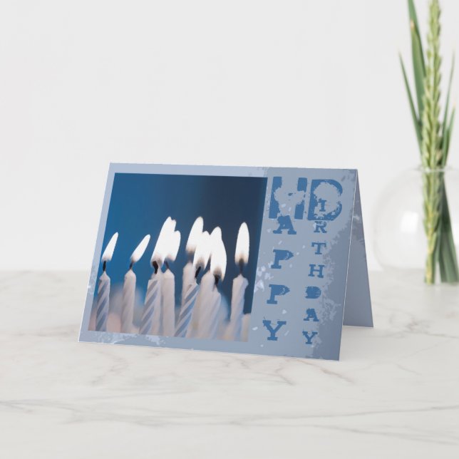 Birthday Candles Card (Front)