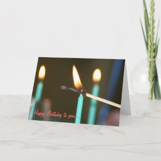 Birthday Candles Card