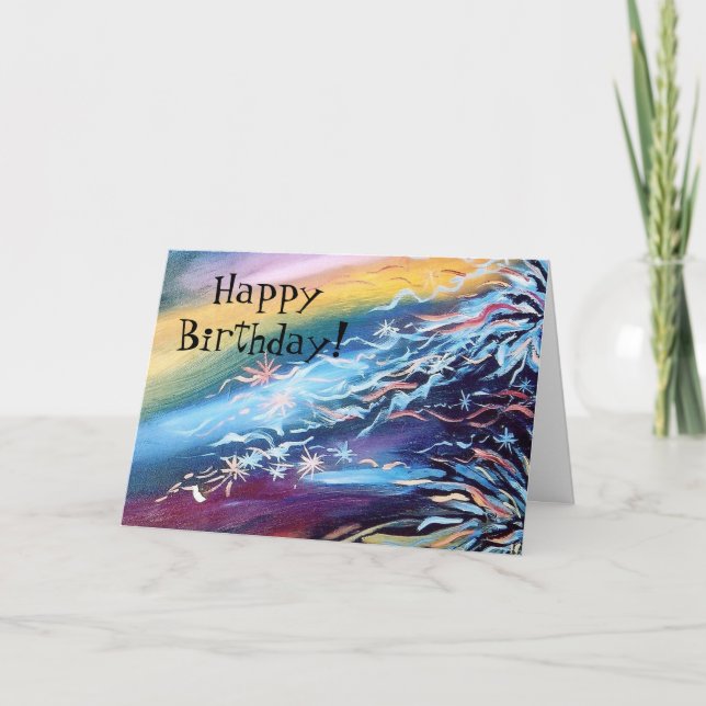 Birthday Candles Card (Front)