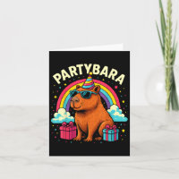 Birthday Capybara Tee For Kids Fun Partybara Capyb