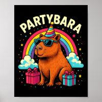 Birthday Capybara Tee For Kids Fun Partybara Capyb
