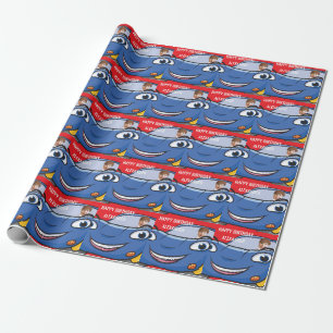 Birthday Car Automotive Funny Cartoon Creative Fab Wrapping Paper