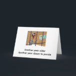 Birthday Car for Prisoner Card<br><div class="desc">Birthday Card for Prisoner Blank inside</div>