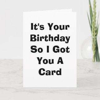 Birthday Card