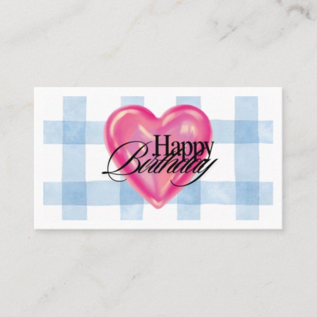 Birthday card (Front)
