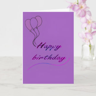 birthday card