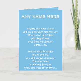 BIRTHDAY CARD