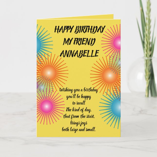 BIRTHDAY CARD (Front)