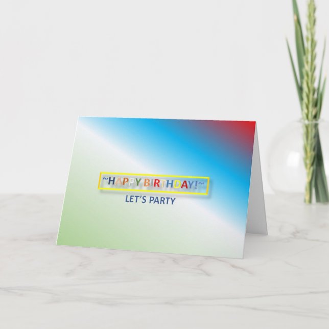 Birthday Card (Front)