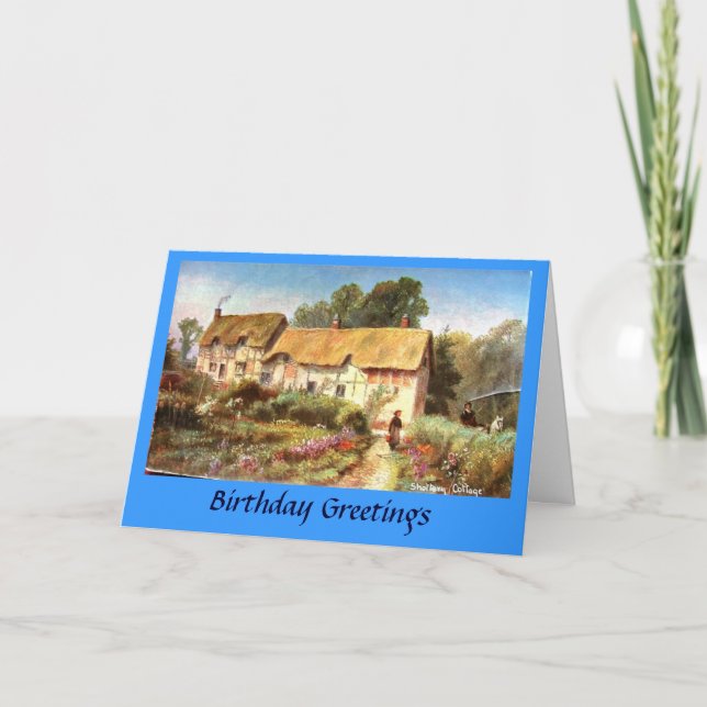 Birthday Card - Anne Hathaway's Cottage (Front)