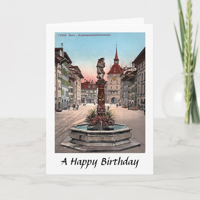 Birthday Card - Bern, Switzerland (Front)