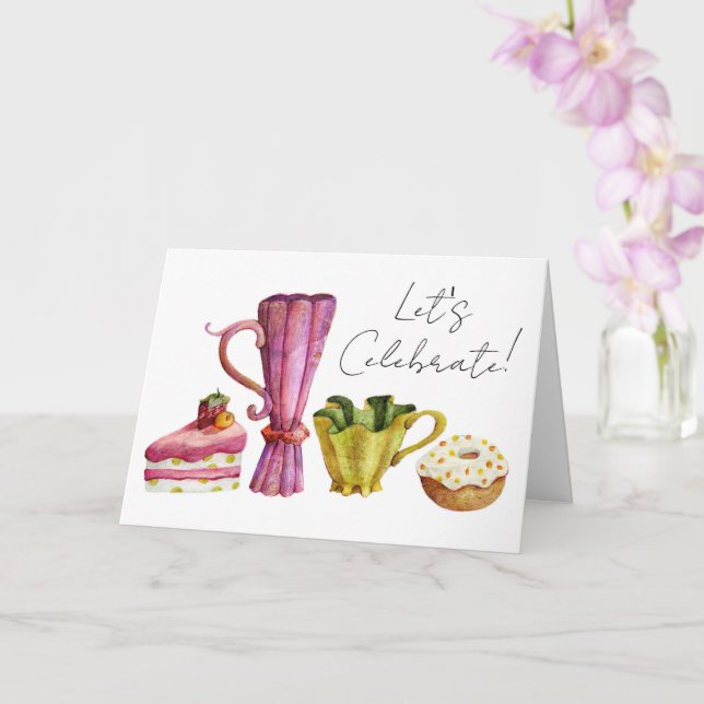 Birthday Card: Birthday Bash Collection: 203 Card (Orchid)