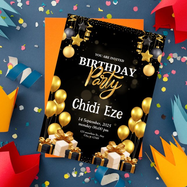 birthday card - birthday invitation card (Creator Uploaded)