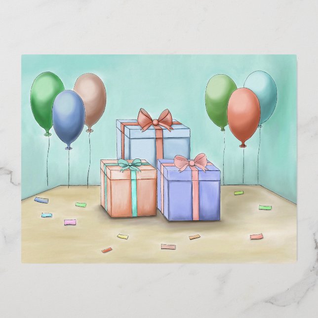 Birthday card boxes (Front)