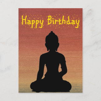 Birthday card_Buddha2 Postcard