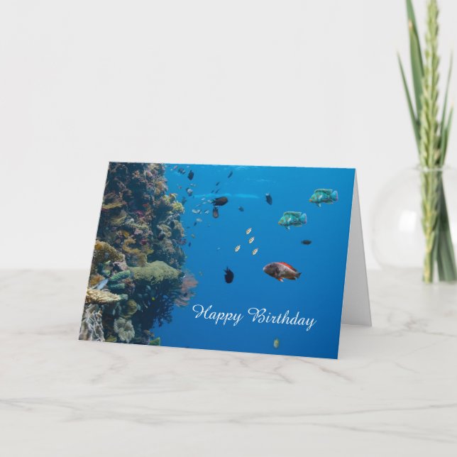 Birthday Card Coral Reef (Front)