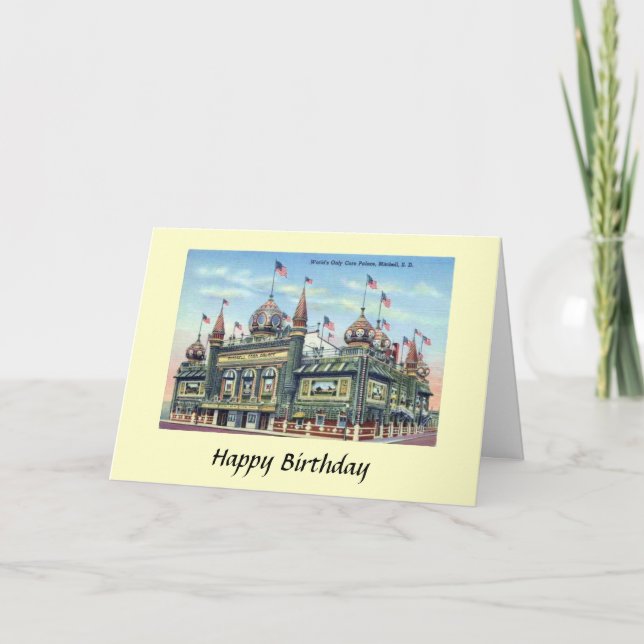 Birthday Card - Corn Palace, Mitchell, S Dakota (Front)