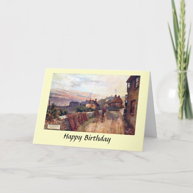 Birthday Card - Coverack, Cornwall (Front)