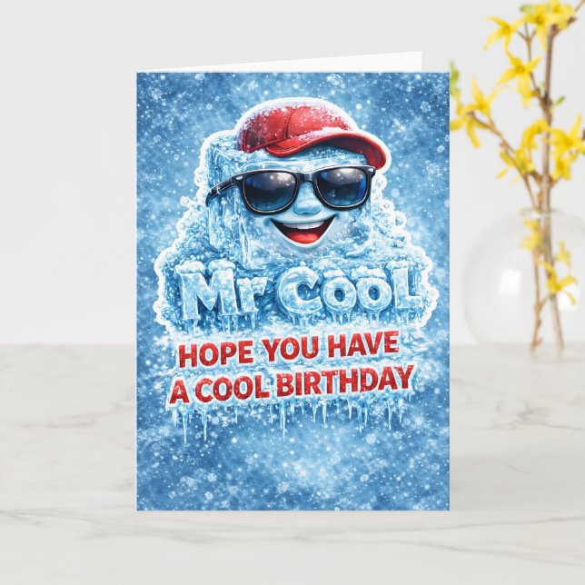 Birthday card description (Yellow Flower)