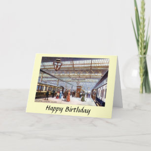 Birthday Card - Euston Station, London