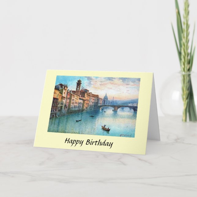 Birthday Card - Florence, Italy (Front)