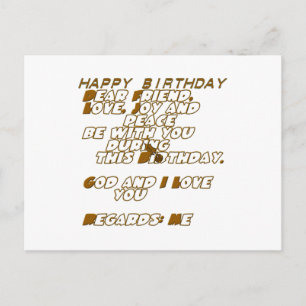 Birthday Card for a Christian Friend