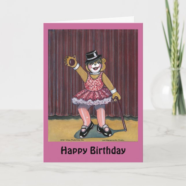 Birthday Card for a Dancer (Front)