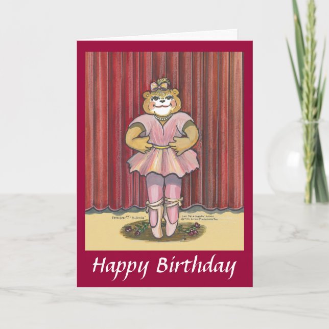 Birthday Card for a Dancer (Front)