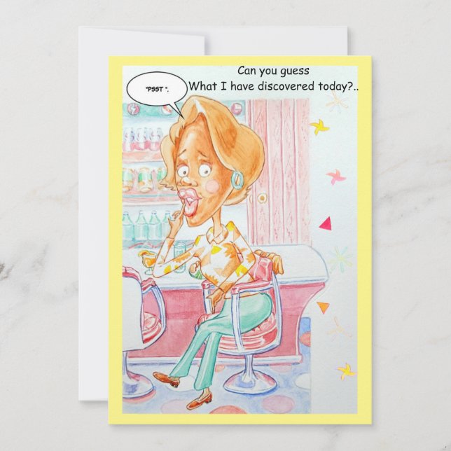 Birthday card for a friend.  (Front)