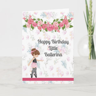 Birthday Card for a Little Ballerina