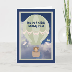 Birthday Card for a One-and-a-Half Year Old Child