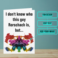 Birthday Card for a Psychologist or Psychiatrist