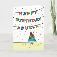 Birthday Card for Abuela