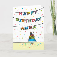 Birthday Card for Amma