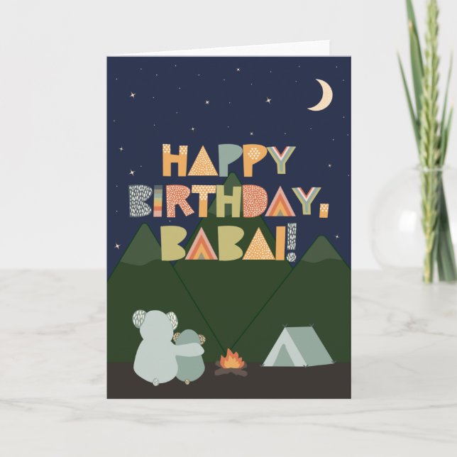 Birthday Card for Babai (Front)