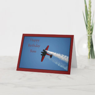Birthday Card For Boss