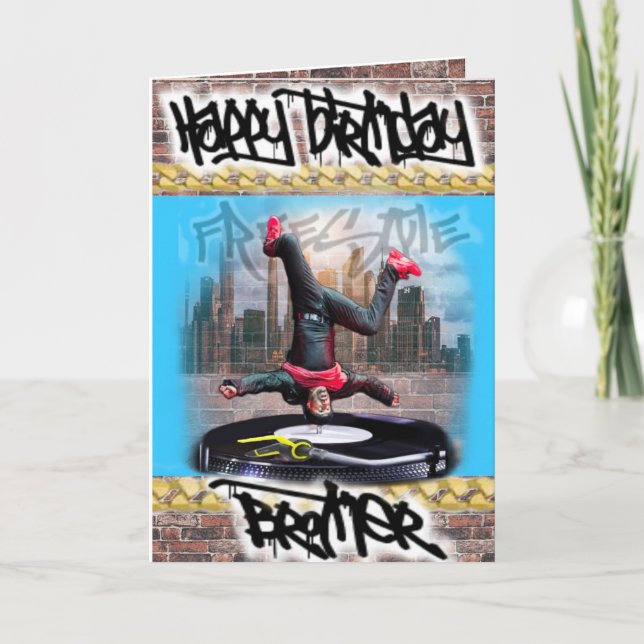 Birthday card for Brother (Front)